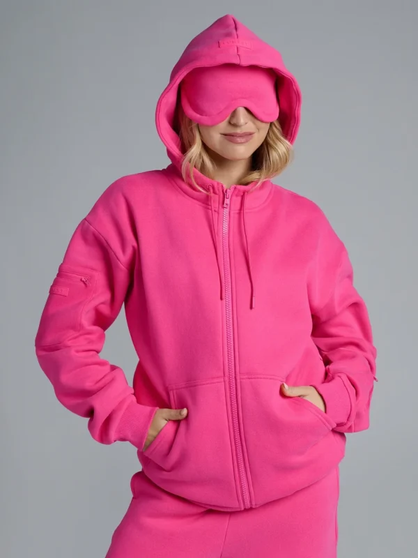 Full-Zip Travel Hoodie - Aloe