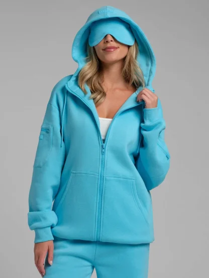 Full-Zip Travel Hoodie - Ultra Violet