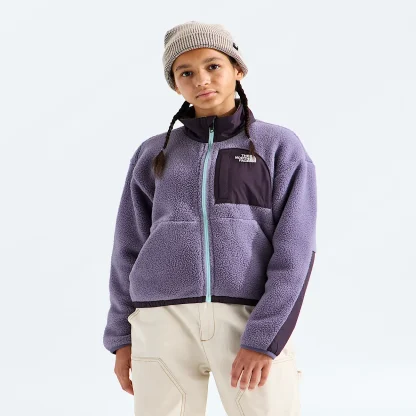 Girls' Full-Zip Fleece Jacket - Black