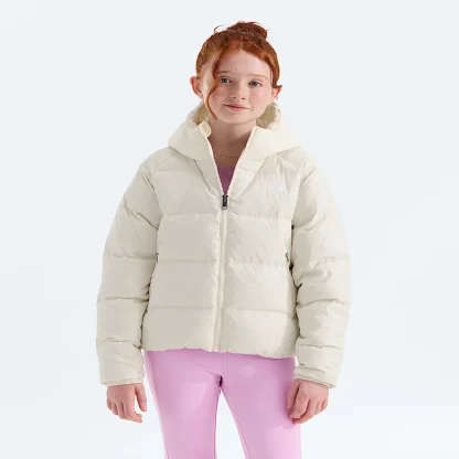 Girls' Hooded Insulated Jacket - Plum