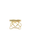 Gold Jar Candle Pedestal