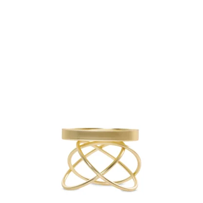 Gold Jar Candle Pedestal
