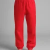 Graphic Jogger Sweatpants - Crimson