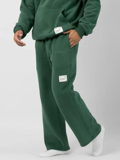 Graphic Straight-Leg Sweatpants - Berry