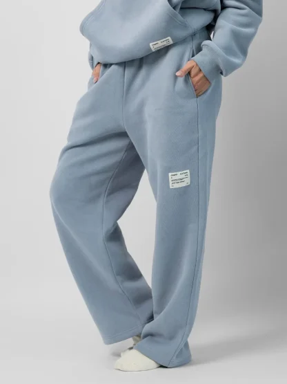 Graphic Straight-Leg Sweatpants - Berry