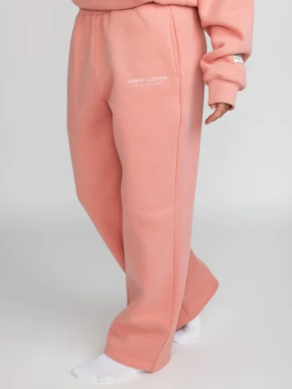 Graphic Straight-Leg Sweatpants - Orchid