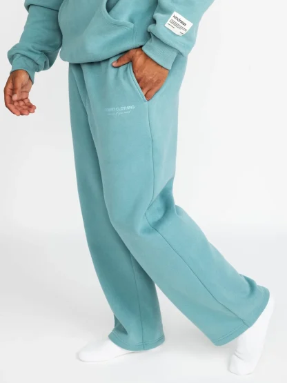 Graphic Straight-Leg Sweatpants - Orchid