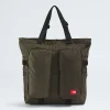Graphic Tote Bag - Taupe Green