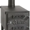 Guide Gear Large Outdoor Wood Burning Stove With Chimney Pipe