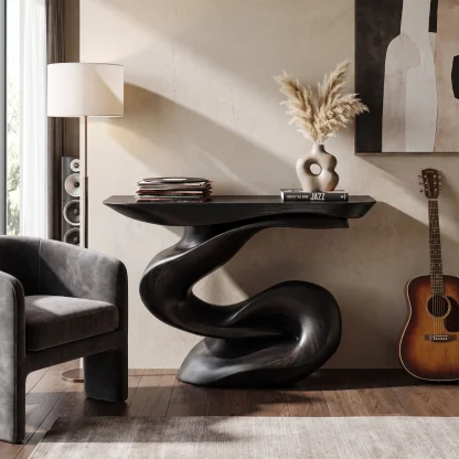 Handcrafted Accent Table Furniture Decor