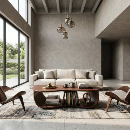 Handcrafted Solid Wood Table For Cozy Interiors