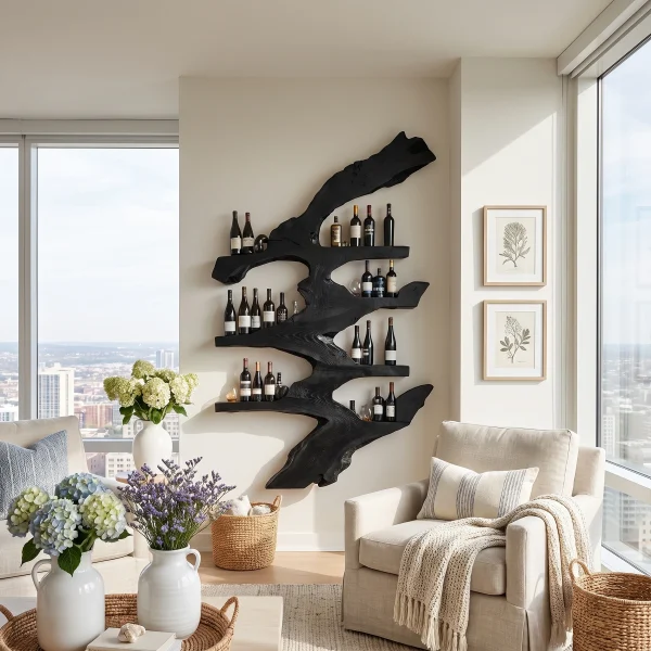 Handcrafted Wine Stand For Kitchen Wine Bottle Rack