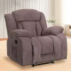 Heated Massaging Recliner Chair, 65L x 37W x 41H