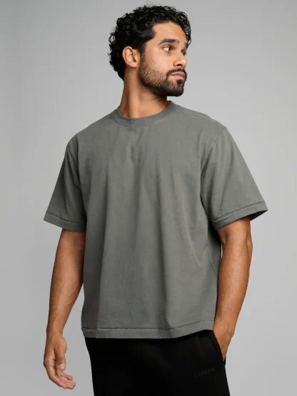 Heavyweight Boxy T-Shirt - Powder Pink