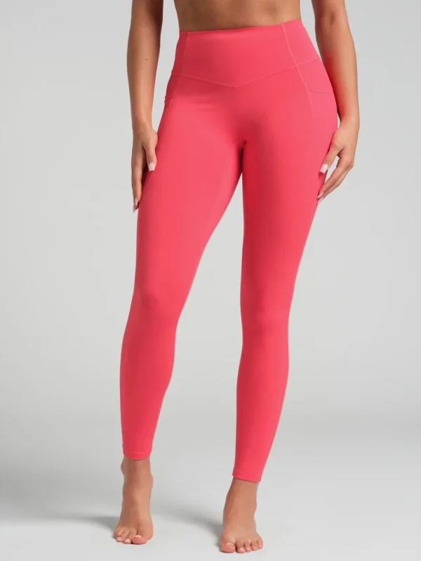 High-Waist Leggings - Blackberry