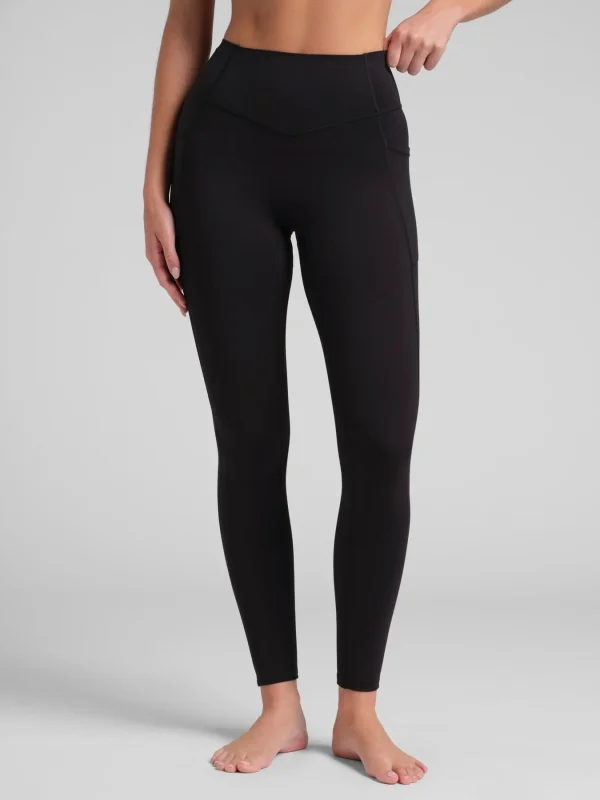 High-Waist Leggings - Blackberry