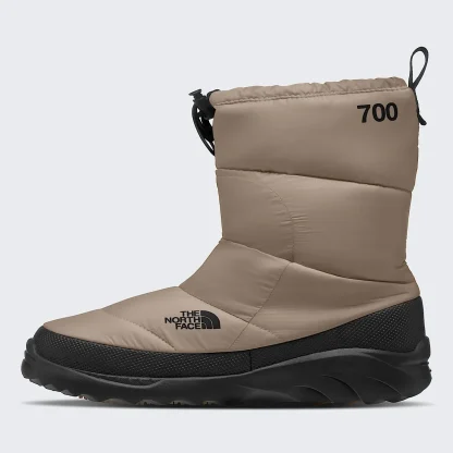 Insulated Bootie Slippers - Mushroom Gray