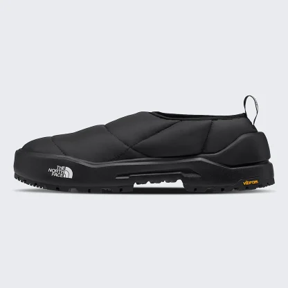 Insulated Slip-On Mules - Black