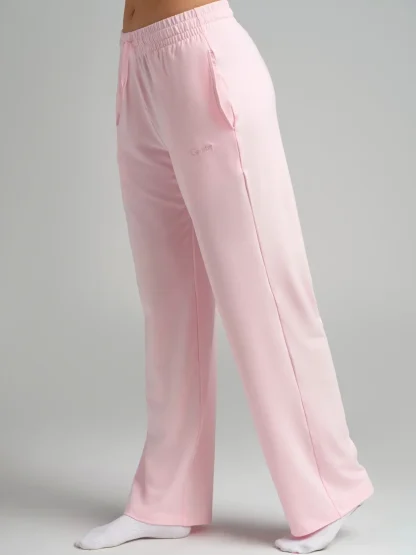 Jersey Straight-Leg Lounge Pants - Black