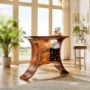 Kaelthor Handcrafted Solid Wood Bar Cabinet