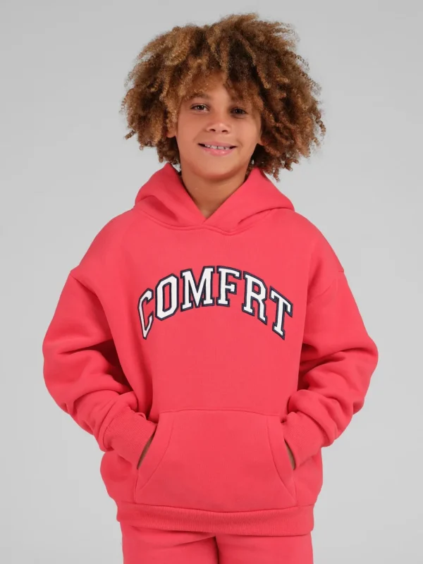 Kids Appliqué Hoodie - Shell