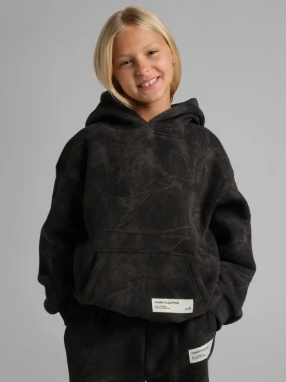 Kids Camouflage Hoodie - Rosewood