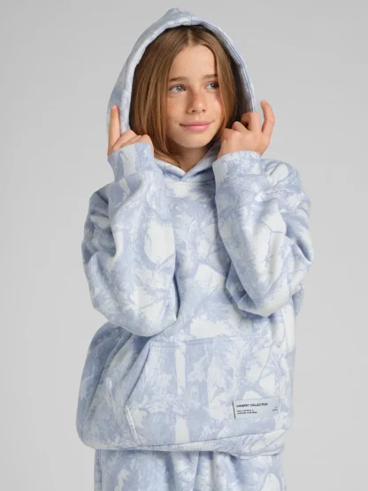 Kids Camouflage Hoodie - Rosewood