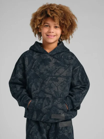 Kids Camouflage Hoodie - Rosewood