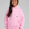 Kids Embroidered Hoodie - Peony