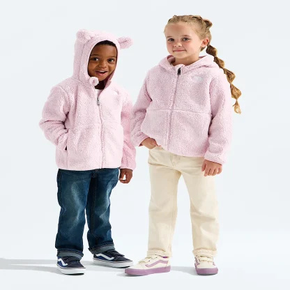 Kids' Full-Zip Fleece Hoodie - White