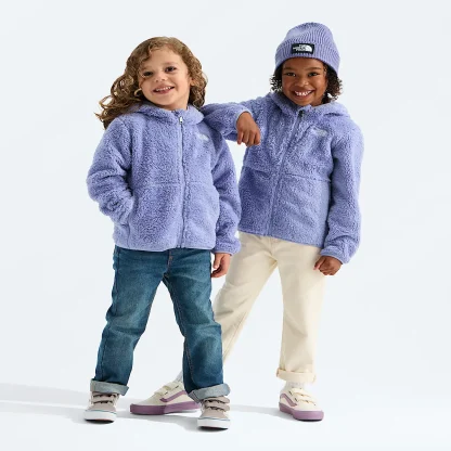 Kids' Full-Zip Fleece Hoodie - White