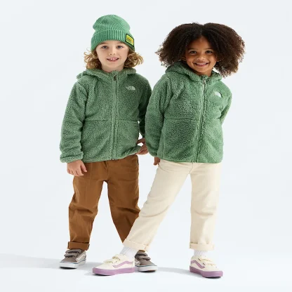 Kids' Full-Zip Fleece Hoodie - White