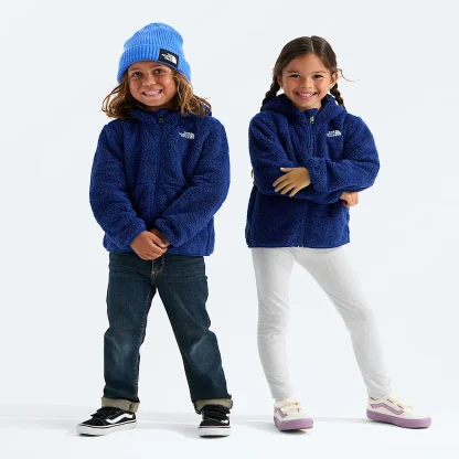 Kids' Full-Zip Fleece Hoodie - White