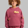 Kids Graphic Hoodie - Berry