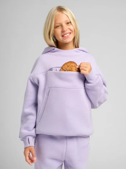 Kids Graphic Hoodie - Berry