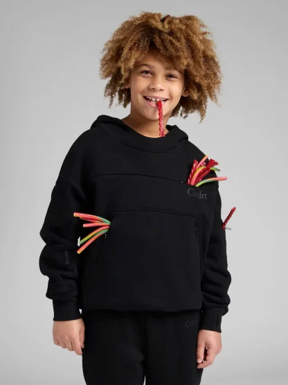 Kids Graphic Hoodie - Berry