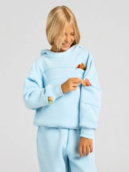 Kids Graphic Hoodie - Berry