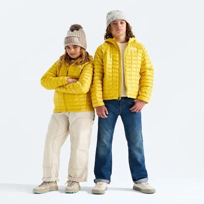Kids' Hooded Insulated Jacket - Plum