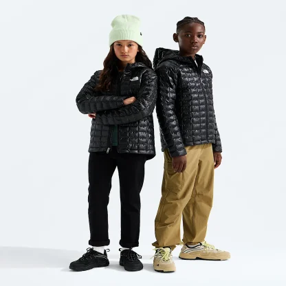Kids' Hooded Insulated Jacket - Plum