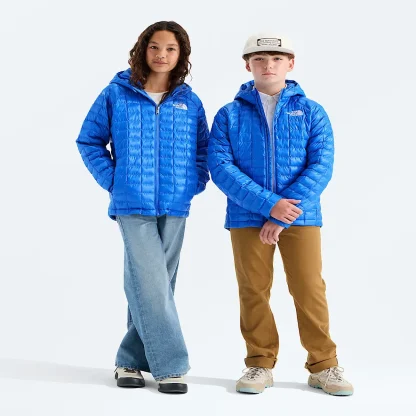 Kids' Hooded Insulated Jacket - Plum