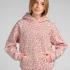 Kids' Hoodie - Blush Leopard