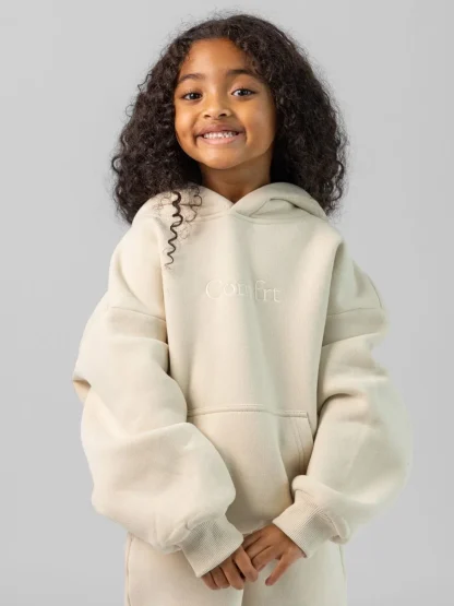 Kids' Hoodie - Blush Leopard