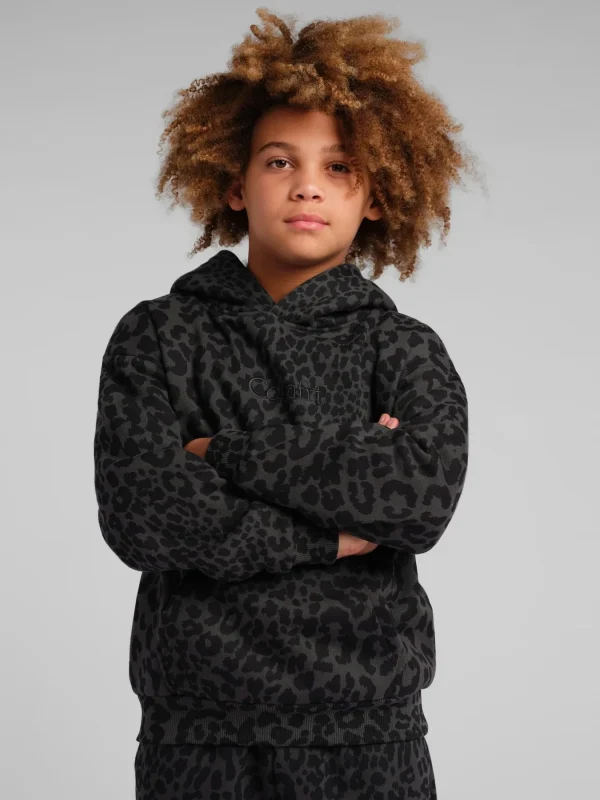 Kids' Hoodie - Blush Leopard