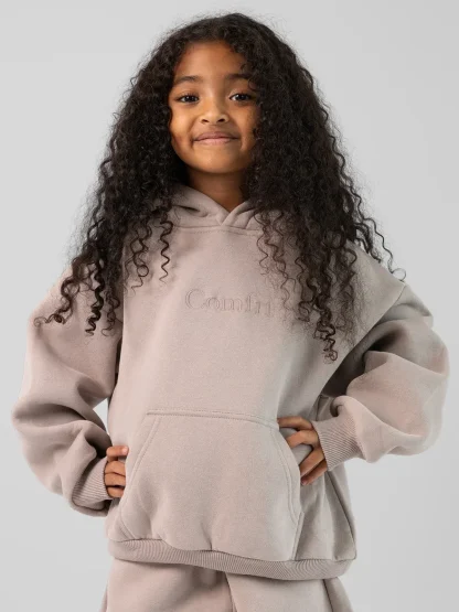 Kids' Hoodie - Blush Leopard