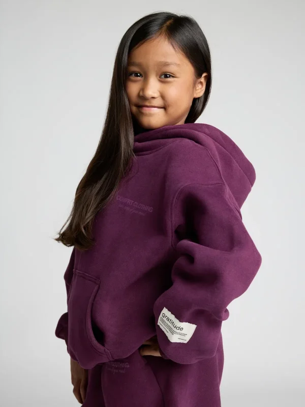 Kids' Hoodie - Plum