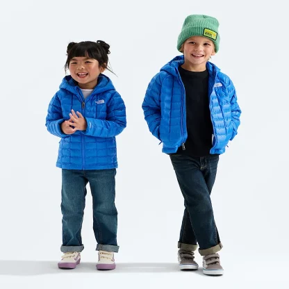 Kids' Insulated Hooded Jacket - Black