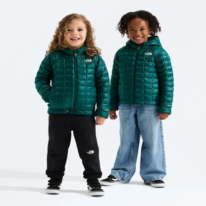 Kids' Insulated Hooded Jacket - Black