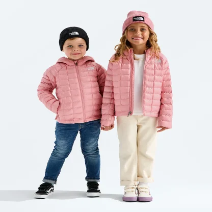 Kids' Insulated Hooded Jacket - Black