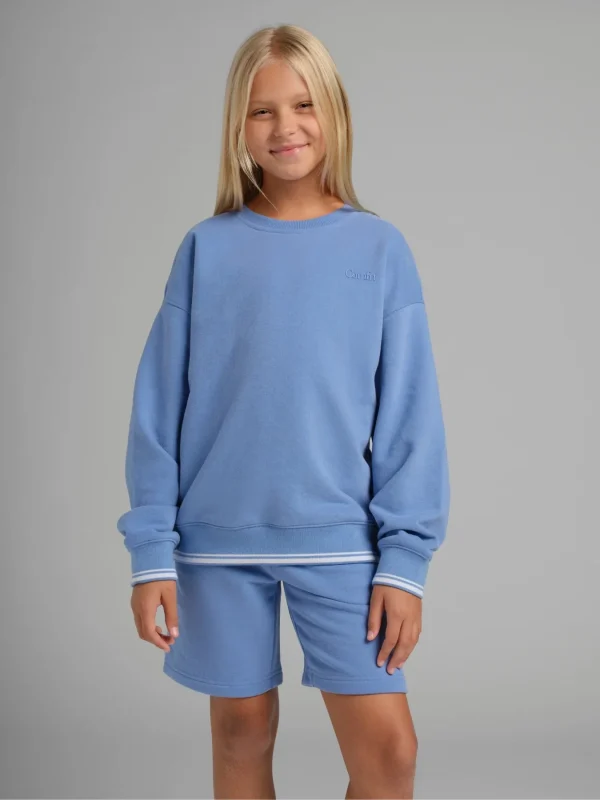 Kids' Lightweight Crewneck Sweatshirt - Liberty Blue