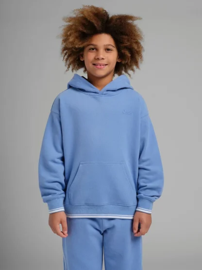 Kids Lightweight Hoodie - Liberty Blue